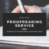 Proofreading Service - Single Item