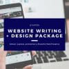 Website Writing + Design Package - Starter