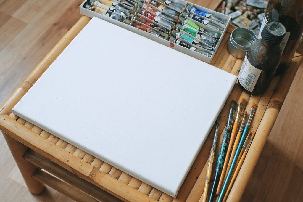 Blank canvas for content planning and design